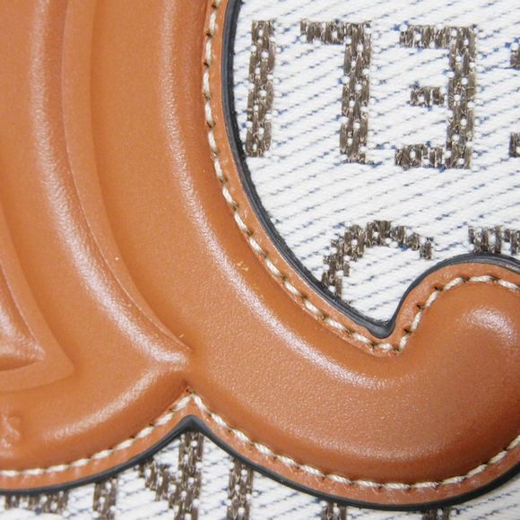 Celine Celine Small Cabas Tote Textile Calfskin Canvas Tote Bag 199162FEF.02NT - Picture 14 of 16